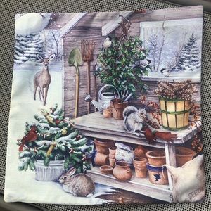 Decorative Fall & Christmas Pillow Covers 18x18in
